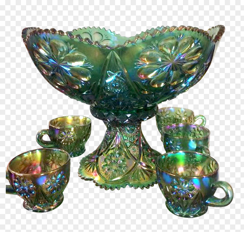 Punch Bowls Carnival Glass PNG