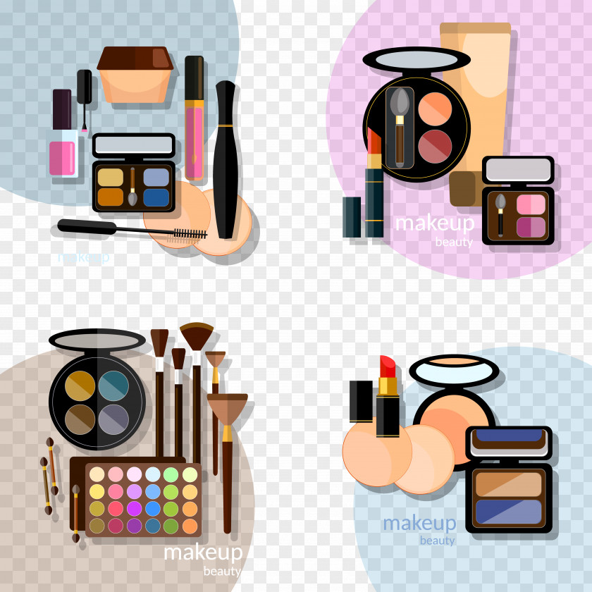 Women Vector Color Cosmetics Make-up Royalty-free Illustration PNG