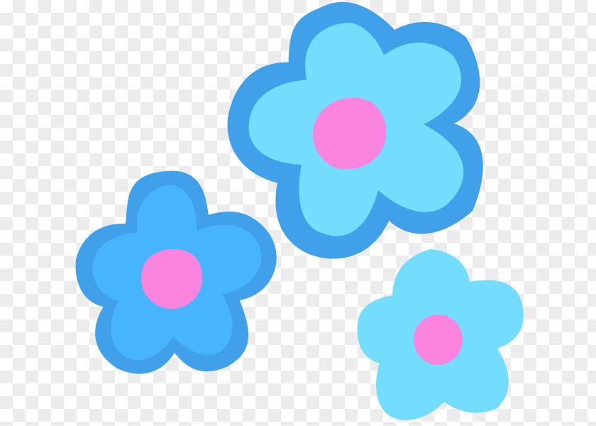 Little Flower Pony Cutie Mark Crusaders Blue PNG