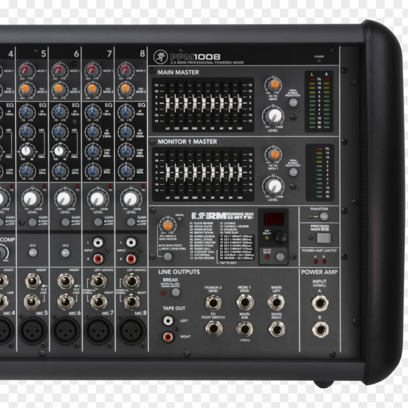 Modular Rocket Mackie PPM1008 Audio Mixers 2404VLZ4 PNG