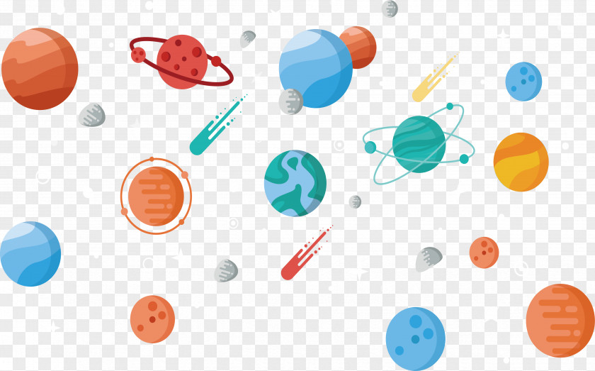 Mysterious Outer Space Meteorite Clip Art PNG