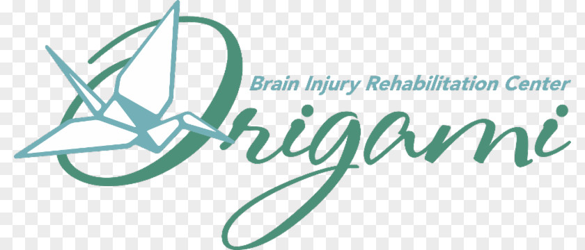Rehabilitation Center Logo Brand Origami Brain Injury Font Product Design PNG