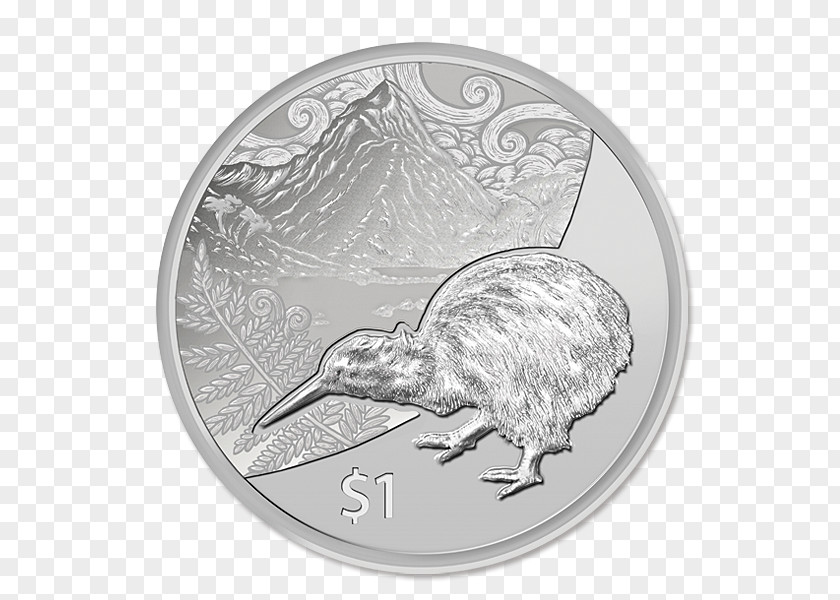 Silver Coin New Zealand Bullion PNG