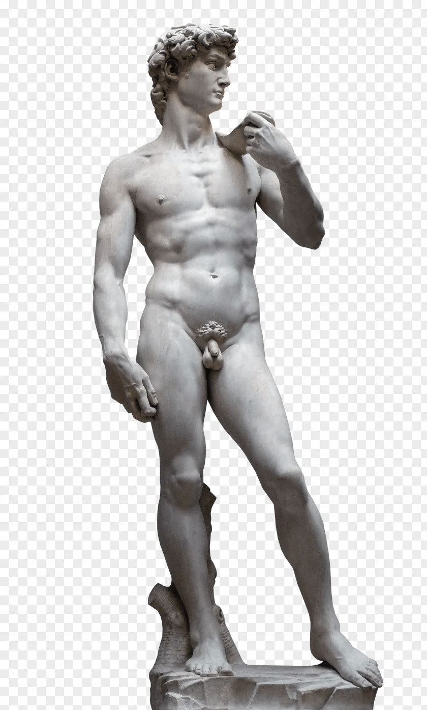 Angel Statue David Galleria Dell'Accademia Marble Sculpture PNG