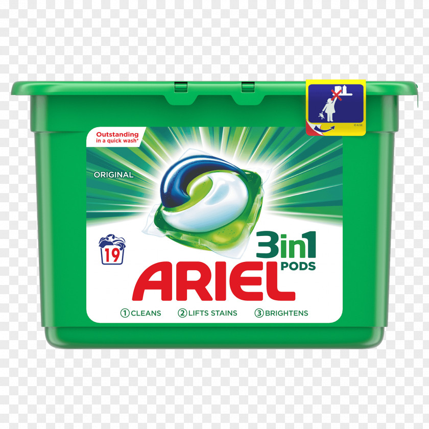Ariel Laundry Detergent Bleach Stain Removal PNG