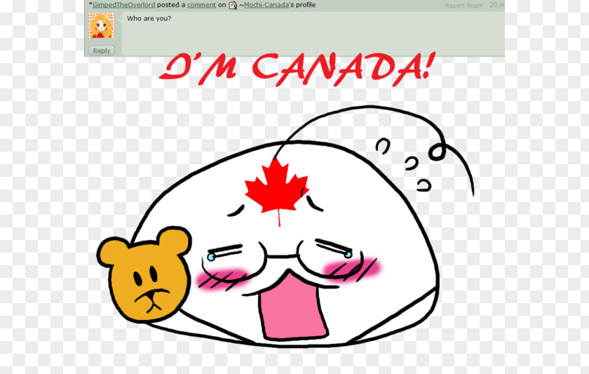 Canada Mochi Digital Art Image Clip PNG