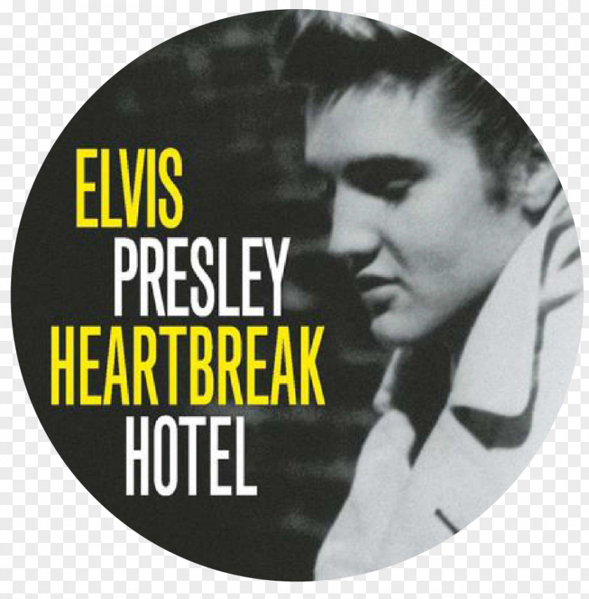 Elvis Presley Cartoon Heartbreak Hotel Bear Family Records Compact Disc CD Single PNG