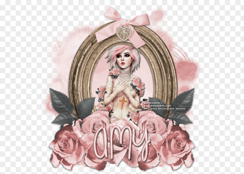 Flower Pink M Character Fiction PNG