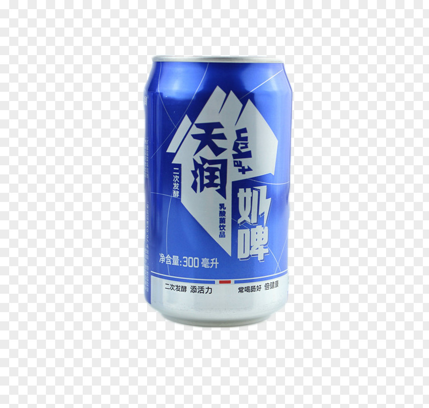 Tianrun Blue Milk Beer Cans Soured Drink Cow's Alcoholic Beverage Chocolate PNG