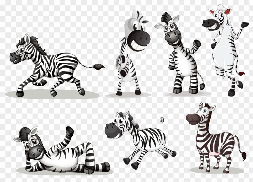 Animals Zebra Cartoon Royalty-free Clip Art PNG