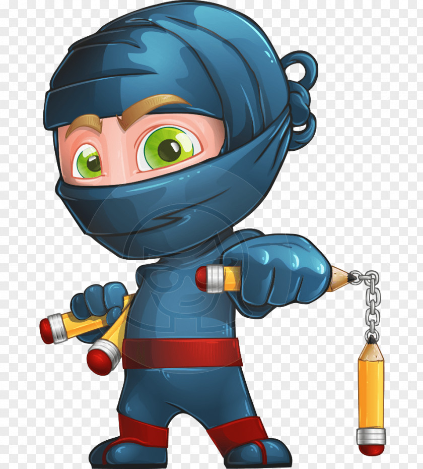 Cartoon Ninja Character PNG