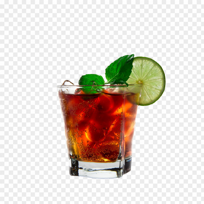Cocktail Rum And Coke Cuban Cuisine Long Island Iced Tea Cola Fizzy Drinks PNG