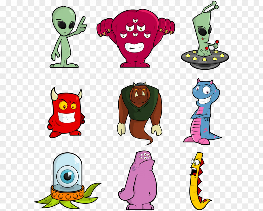 UFO And Aliens Cartoon Alien Unidentified Flying Object Character PNG