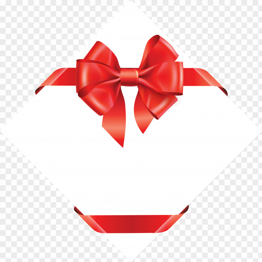 Bow Gift Image Ribbon Red PNG