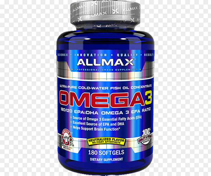 Omega3 Fatty Acid Dietary Supplement Softgel Omega-3 Acids Fish Oil Sports Nutrition PNG