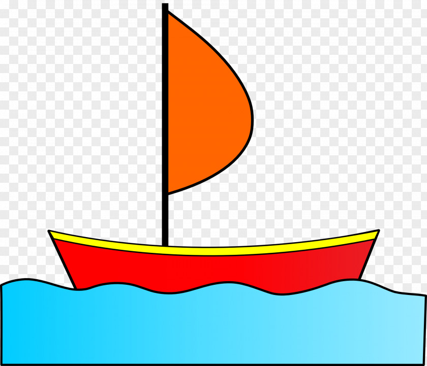 Sailing On The Sea Clip Art: Transportation Sailboat Art PNG