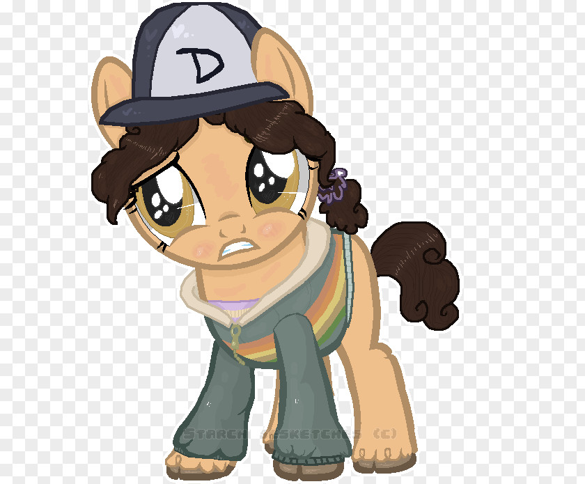 The Walking Dead Clementine Pony Horse Game PNG