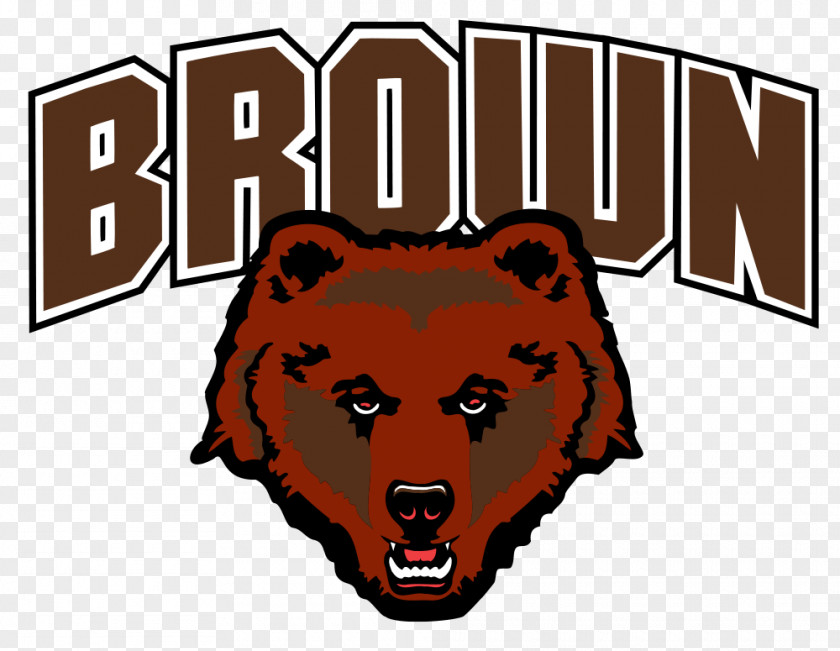 Bears Brown Football Men's Basketball University Ivy League American PNG
