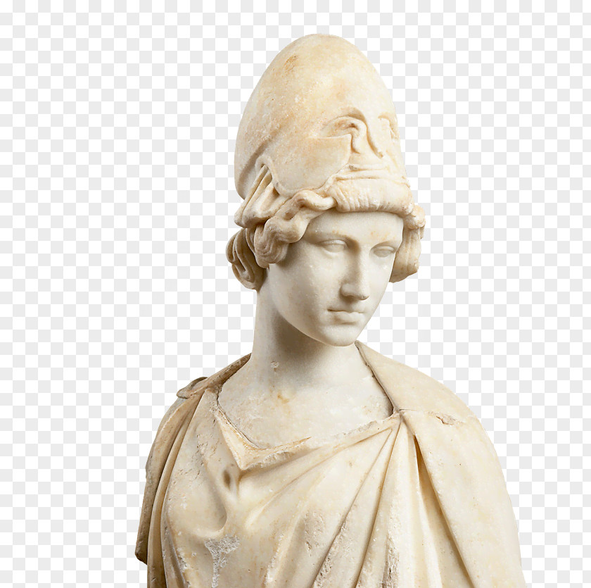Greek Statue Hephaestus Bust Liebieghaus Athena Parthenos Zeus PNG