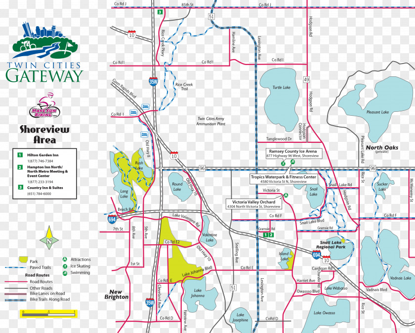 Map Shoreview Minneapolis–Saint Paul Coon Rapids Gateway State Trail PNG