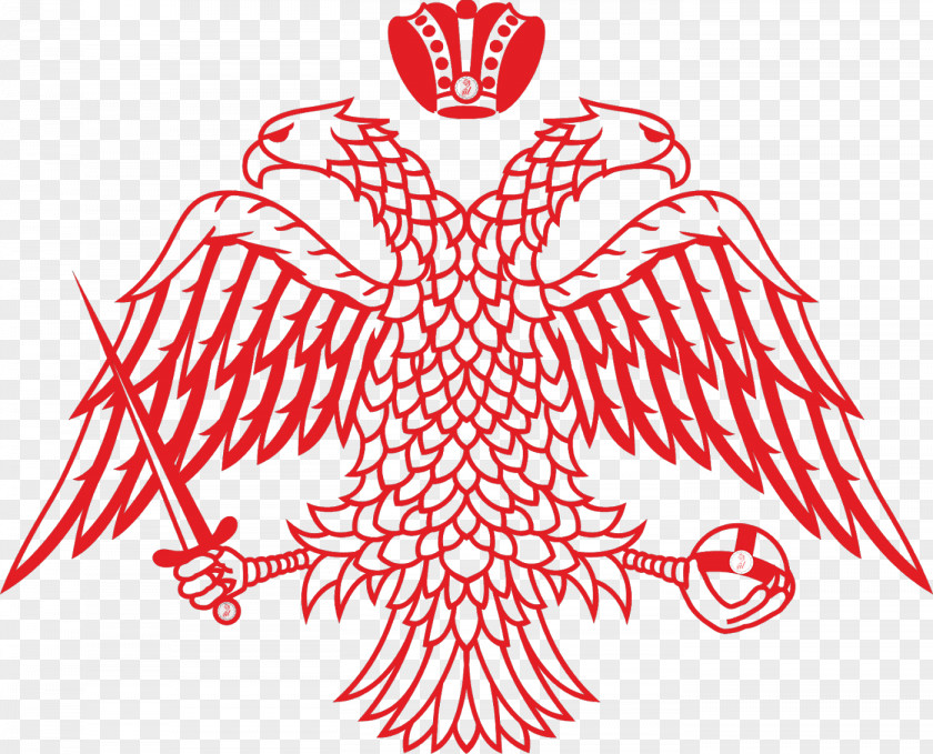 Symbol Byzantine Empire Byzantium Double-headed Eagle Flag Of Greece PNG