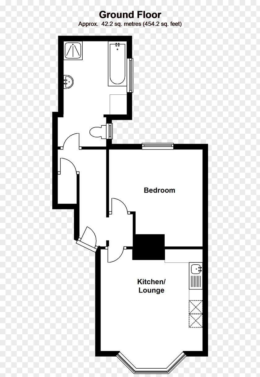 Floor Plan Product Line Angle Design PNG