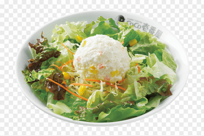 Japanese Curry Caesar Salad Egg Vegetarian Cuisine Potato PNG