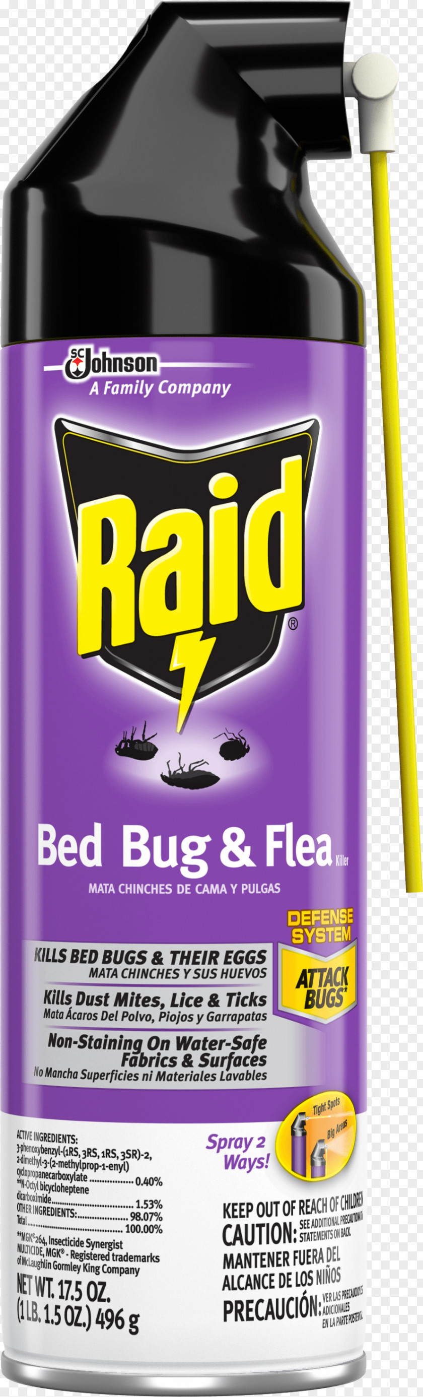 Spider Insect Insecticide Raid Fogger Bed Bug PNG