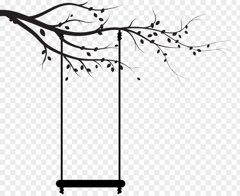 Swing Silhouette Transparent Clip Art Image PNG