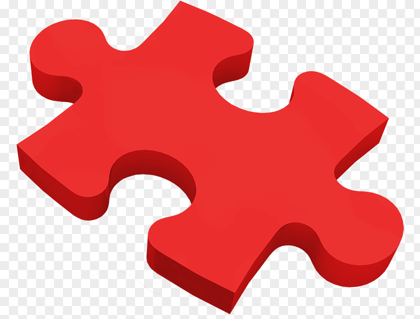 Toy Cross Jigsaw Puzzle Red Symbol Material Property PNG