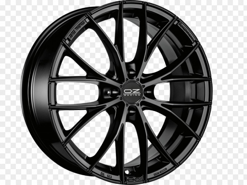 Black Matt Car Italy OZ Group Alloy Wheel PNG