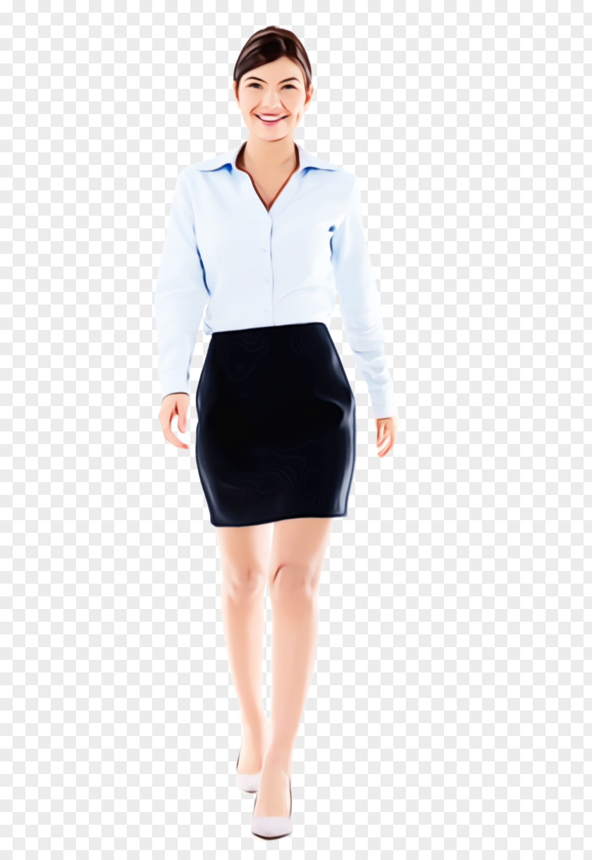 Outerwear Dress Clothing White Black Uniform Sleeve PNG