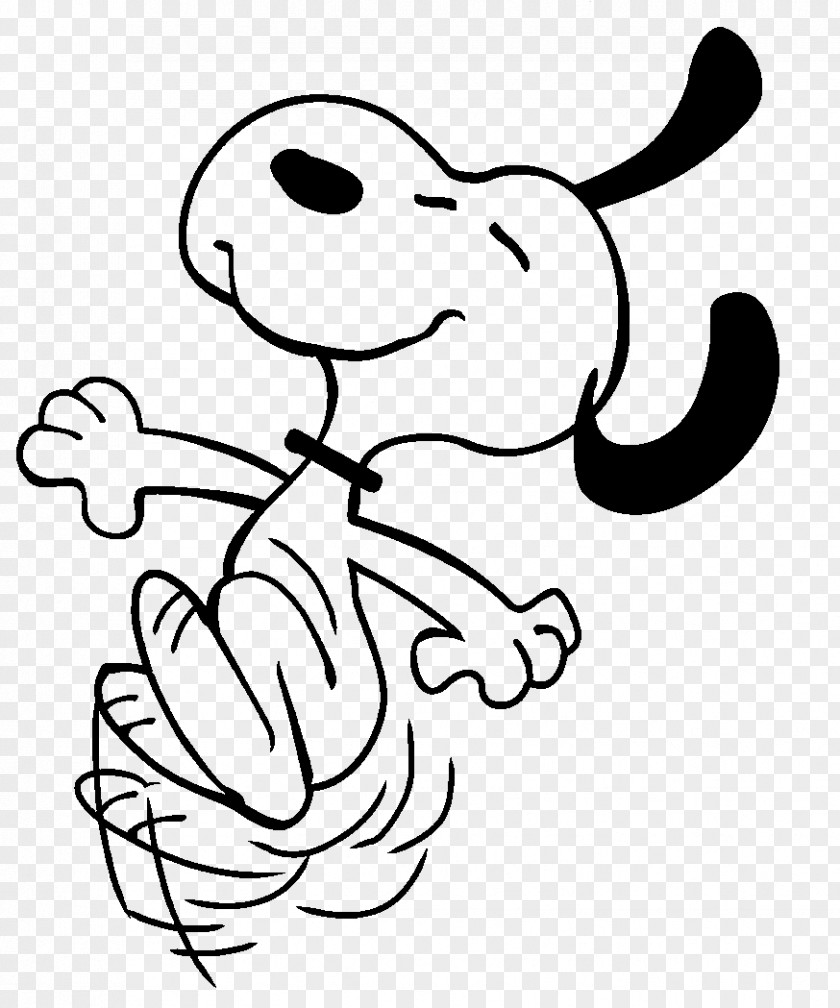 Snoopy Dance Peanuts Art PNG