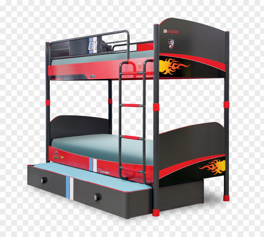 Table Bunk Bed Room Furniture PNG