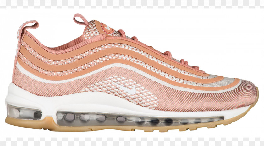 Ultra Glow Mens Nike Air Max 97 Sports Shoes 17 Metallic Rose Gold PNG