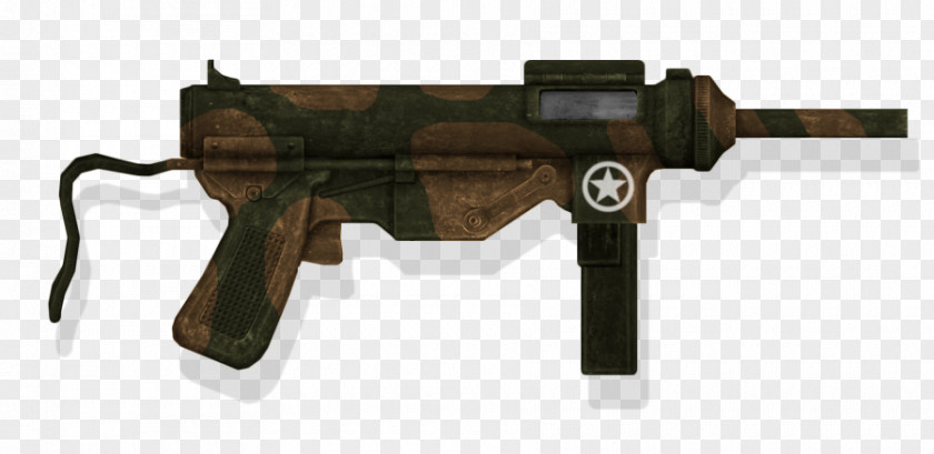 Weapon Fallout: New Vegas Firearm M3 Submachine Gun PNG