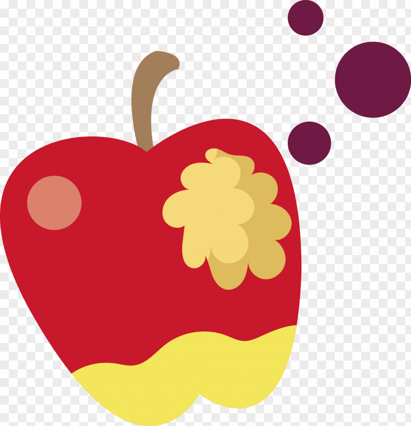 Bite Of The Apple Vector Illustration PNG