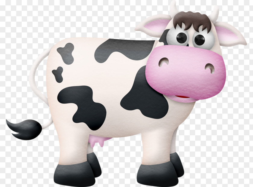 Cute Cow Dairy Cattle Farm Clip Art PNG