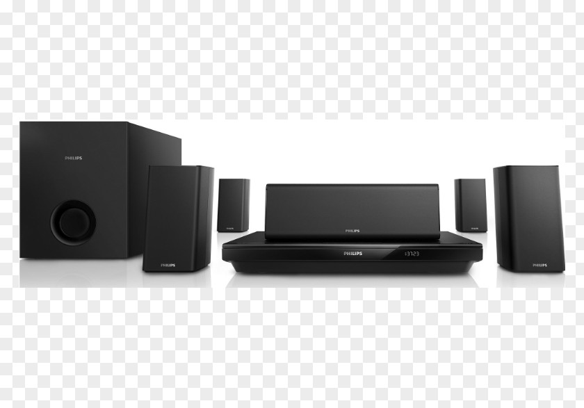 Dvd Blu-ray Disc Home Theater Systems Philips 5.1 Surround Sound Audio PNG