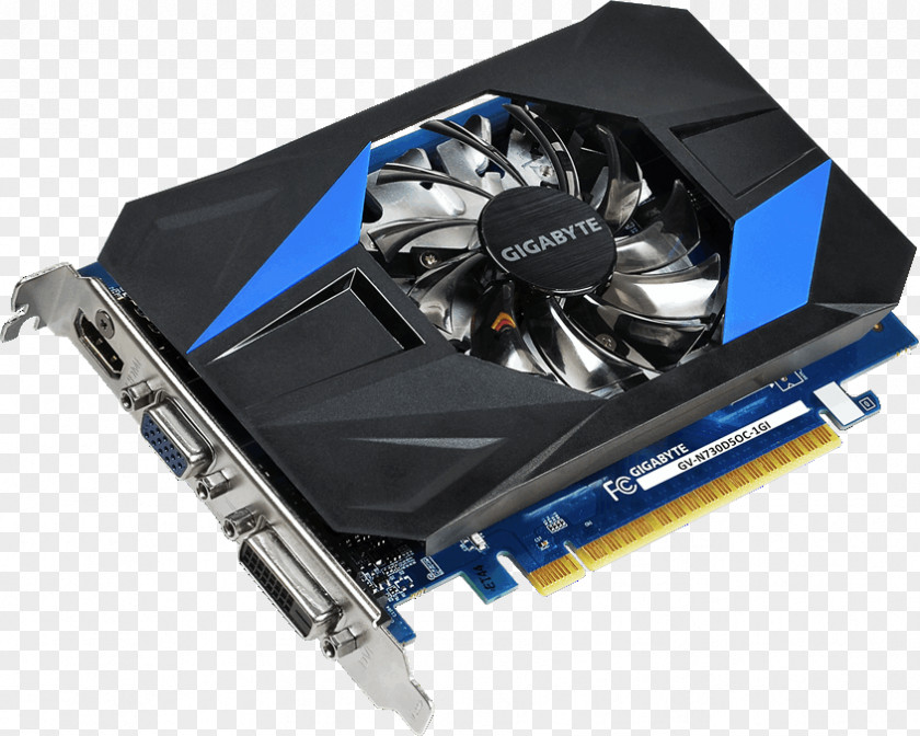 Graphics Cards & Video Adapters NVIDIA GeForce GT 730 GDDR5 SDRAM Gigabyte Technology PNG