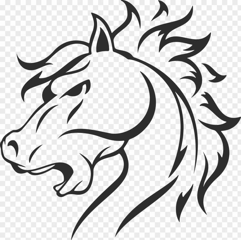 Horse's Avatar Horse Logo PNG