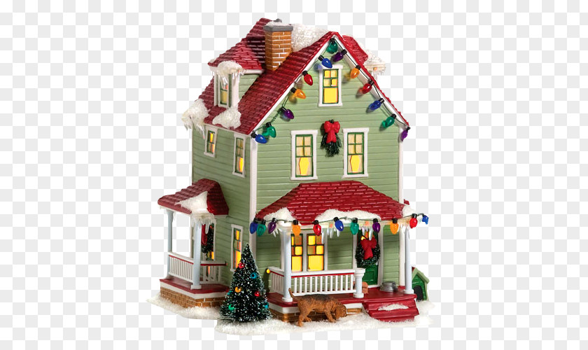 Houses Ralphie Department 56 Christmas Village House PNG