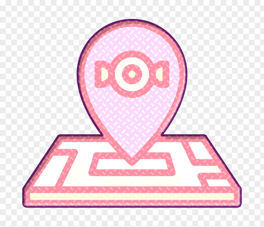Maps And Location Icon Candies PNG
