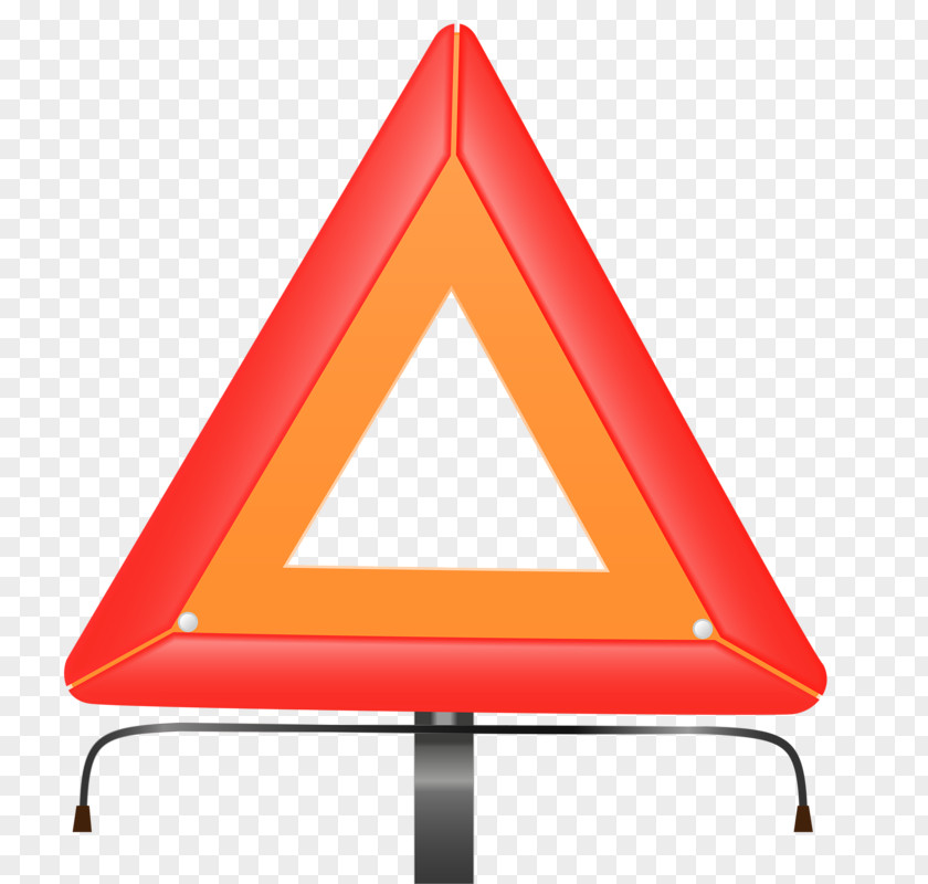 Triangle Orange PNG