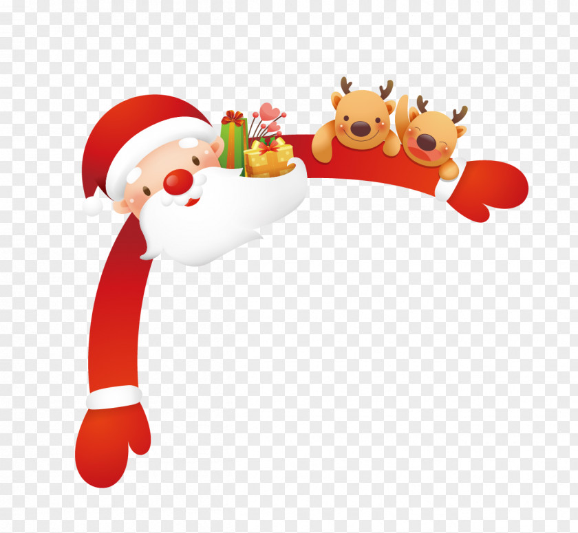 Vector Santa Claus Christmas PNG