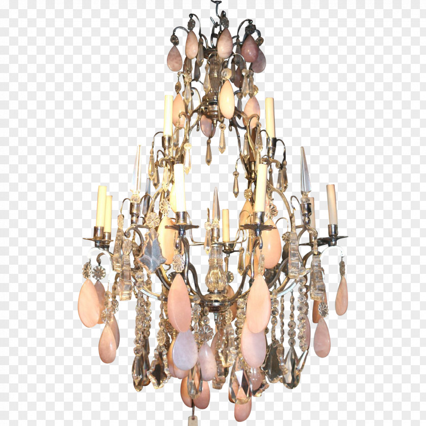 Light Chandelier Lighting Rose Quartz PNG