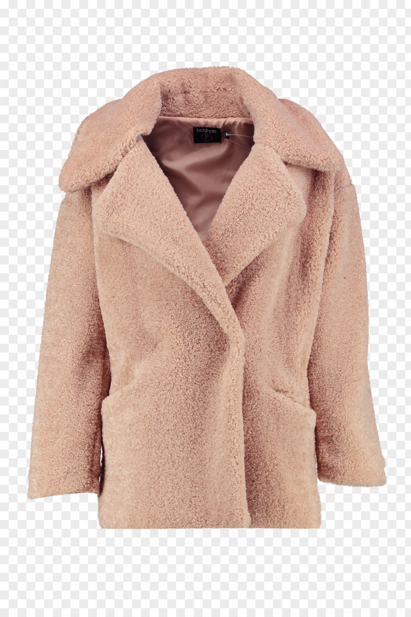 Span And Div Coat Beige Wool PNG