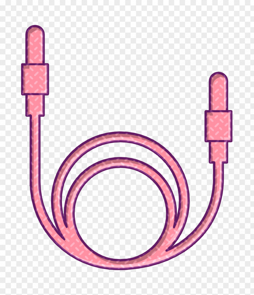Technology Elements Icon Electronic Sound Cable PNG