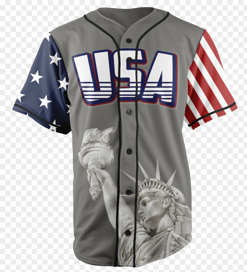 All Star Jersey United States T-shirt Baseball Uniform PNG