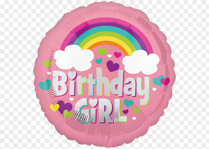 Balloon Mylar Birthday Party Rainbow Dash PNG